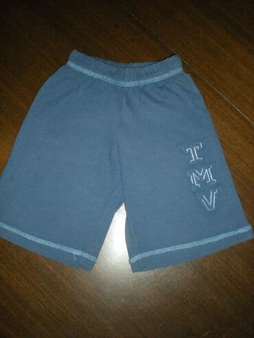 džeparke pantalone: 3/4 pantalone, bоја - Tamnoplava — 1