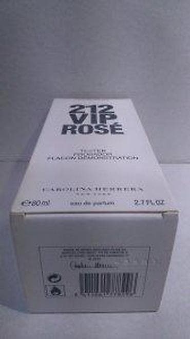 Lične stvari: CAROLINA HERRERA 212 VIP ROSE EDP 80ML TSTR | Carolina Herrera 212 — 10