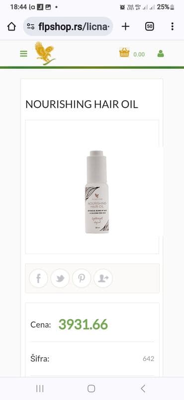 q a kozmetika: Brinite o svojoj kosi uz pomoć Foreverovog Nourishing Hair Oil — 1