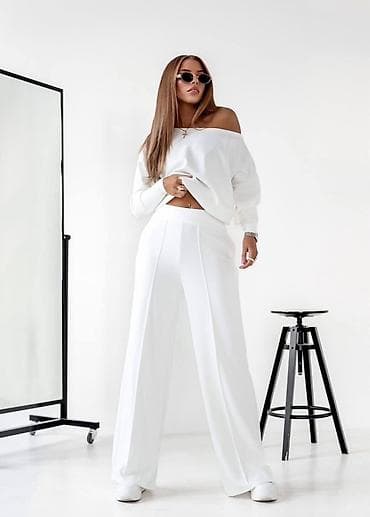 Top komplet – dukserica + pantalone širokih nogavica