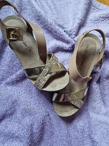 Papuče: Dečije sandale Fratelli Babb – zlatne - Brend: Fratelli Babb (otisak — 2