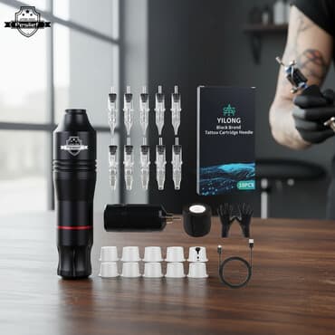 Ostalo: Ovaj set za tetoviranje uključuje mašinicu za tetoviranje sa — 1