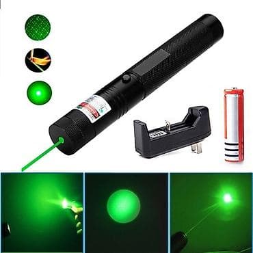 Laser zeleni profesional 5000W Ime Lasera: Zeleni Laser 303 Boja
