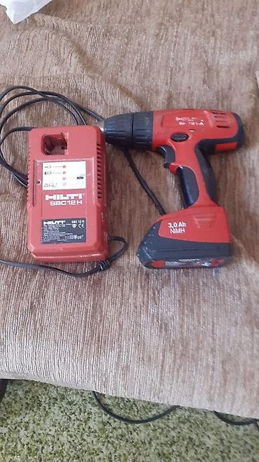 uglovka za beton: Hilti akumulatorska bušilica/odvijač + punjač - Model bušilice: Hilti — 2