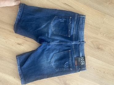karirane pantalone za muskarce: Muške teksas bermude DSQUARED2 “ICON” - Model: klasične bermude od — 4