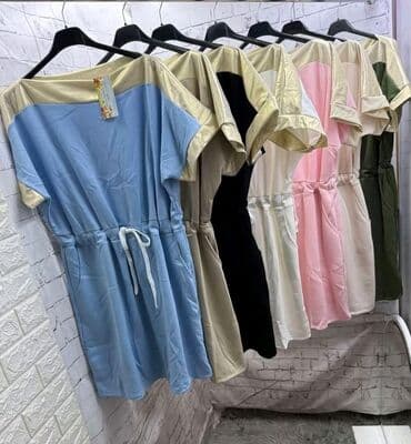 mohito haljine svecane: One size, color - Light blue, Oversize, Short sleeves — 2