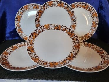 swarovski kristali cena: Tanjiri Eschenbach porcelan 1950te.Bavaria.Nemacka. Desertni tanjiri — 1