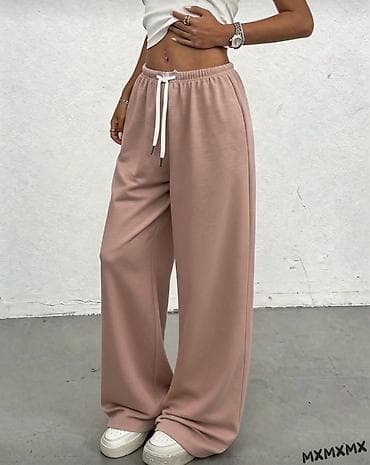 Donji deo: Ženske široke trenerke – više boja - Kroj: široke nogavice — 1