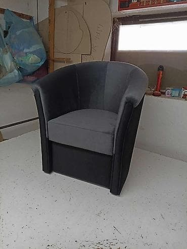 forma ideale cipelarnik beli: Tapacirane klub fotelje i dvosedi – ručna izrada - Model: zaobljena — 10