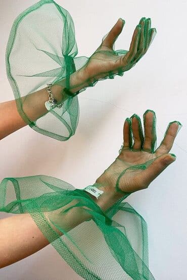 prsluci za prolece: Rukavice kristal til Neon roza,neon zelena,neon — 5