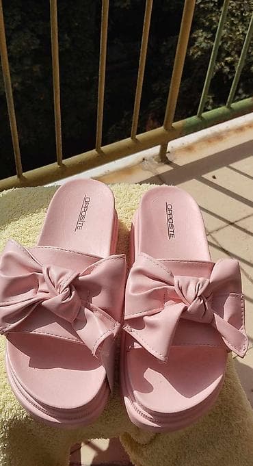 kozne papuce zenske: Papuče 40, bоја - Roze — 1