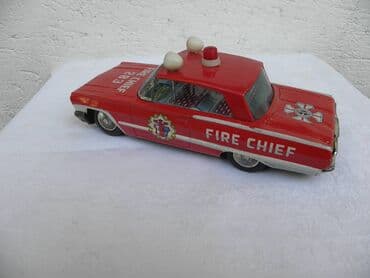 chicago fire online sa prevodom: Limeni Fire Chief 283, 20 cm, inercioni motor, okrecu se — 3