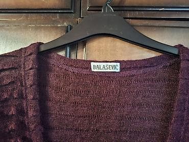 ženska obuća 42 broj: Ženski pleteni kardigan– Balašević, veličina 40 - Boja: tamno bordo - — 3