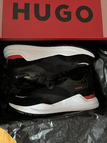 memphis patike: HUGO muške patike – crno/belo/crvene - Brend: HUGO - Model — 4