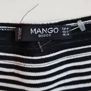 dugacke haljine svecane: Mango M (EU 38), color - White, Short sleeves — 1