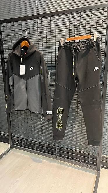 zara pantalone sa visokim strukom: Trenerka Nike, bоја - Crna — 8