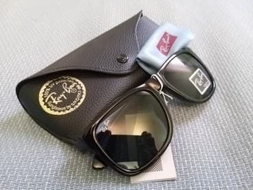 futrola za pasos: Naočare za sunce, Ray-Ban, bоја - Crna — 1