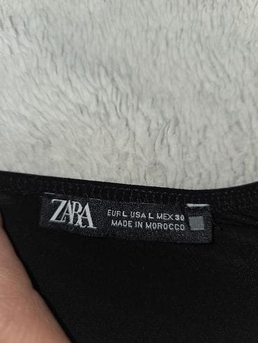 zara basic sako: ZARA crna haljina na bretele - Brend: ZARA - Veličina: L (EUR L / USA — 3