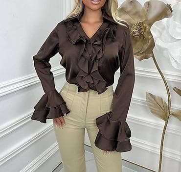 tunike: 💫Ženska elegantna bluza sa volanima
✅2500 din — 2