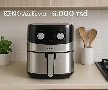 KENO AirFryer – friteza na vruć vazduh - Cena: 6.000 RSD - Mehaničke