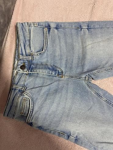 sorc za trudnice: Zara ženske farmerke – svetlo plave, skinny kroj. - Model: skinny/uz — 5