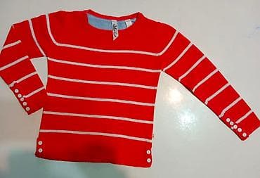 Okaidi original džemper za devojčice Veličina108 cm 5 god Čist pamuk