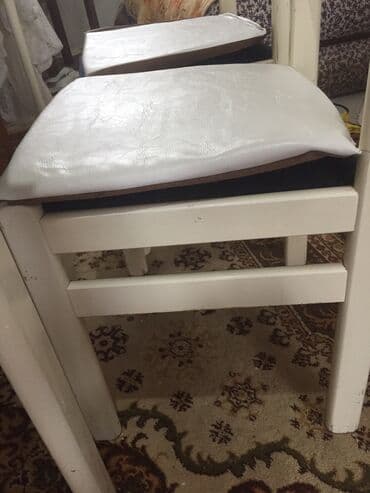 stolovi 140x80: Jastuk za stolice, bоја - Bela — 3