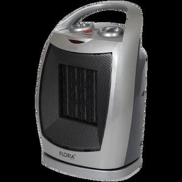 dimenzije veš mašina: Delux keramička grejalica 2 nivoa snage 750W/1500W Podesivi termostat — 1