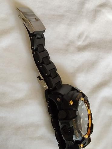 alba satovi: Casio G-Shock muški ručni sat – Mudmaster stil, crno-zlatni - Robusno — 5