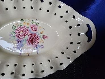 cinije sa drvenim postoljem: Porcelanska vintaz cinija. Porcelanska univerzalna cinija — 6