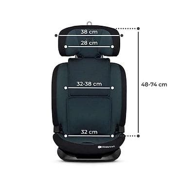 Autosedišta: Kinderkraft ONETO3 i-Size autosedište 76–150 cm – Graphite Black Šifra — 3