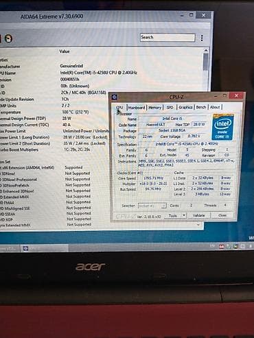 monitor philips 191el: Acer E5-571-53GR / Intel Core i5-4258U / 15,6 LED HD / Baterija +2h — 9