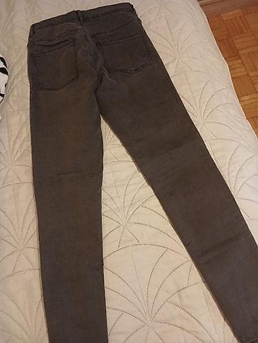 patike walkmaxx: Ženske skinny farmerke – tamno siva/ugljen siva - Model: uski kroj — 5