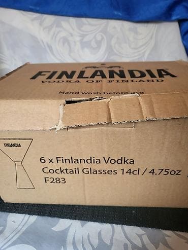 staklene solje: Ekskluzivne nove kristal case orig.Finlandia za zestoko pice. Vintaz — 4