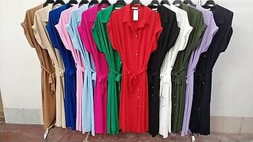 Ženska odeća: ✅Košulja-haljina sa pojasom – lagani letnji model
✅2000 din — 2