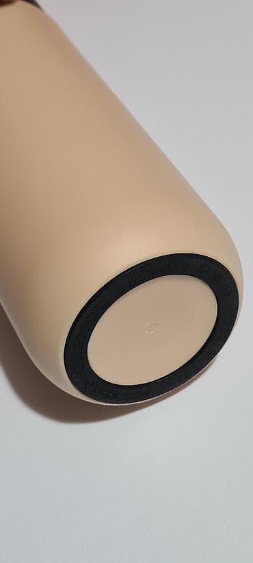 kante za smece: Nespresso Nomad termo putna šolja u krem boji.  - Materijal: Nerđajući — 3