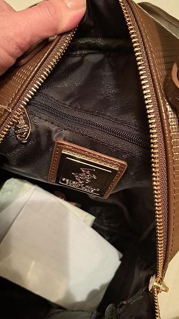 narukvice na moru: Ruksak Beverly Hills Polo Club – braon, kompaktan i elegantan. - — 3