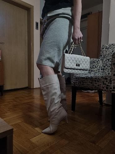 liba cizme: Čizme, 38, bоја - Bež — 3