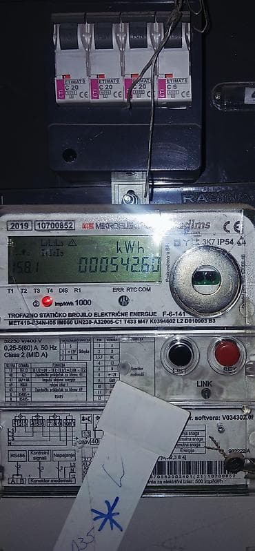Merni alati i instrumenti: Trofazno statičko brojilo električne energije – Mikroelektronika — 7