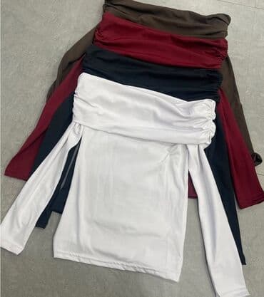 svecane haljine za trudnice: L (EU 40), Cotton, Single-colored, color - White — 2