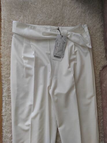 pantalone za posao: XL (EU 42), Visok struk, Ravne nogavice — 2