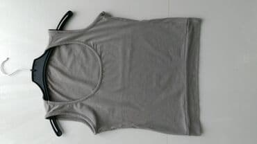 crop top c a: S (EU 36), Polyester, Single-colored, color - Grey — 5