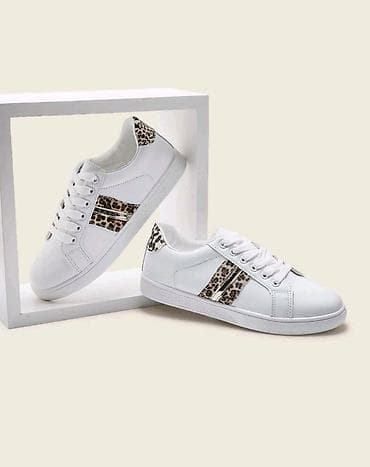 👟 Bele ženske patike sa leopard detaljima! 🐆✨ ✨ Dostupne u broju 39