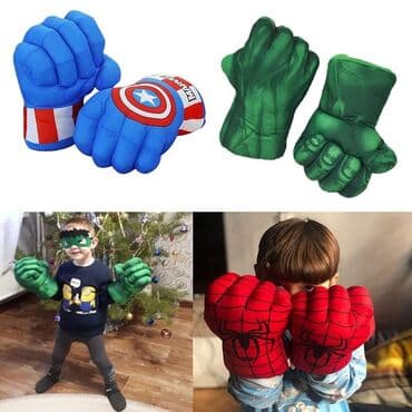 polovne haljine za devojcice: Cena 2100 din MARVEL velike bokserske rukavice Spider-Man i Hulk — 1