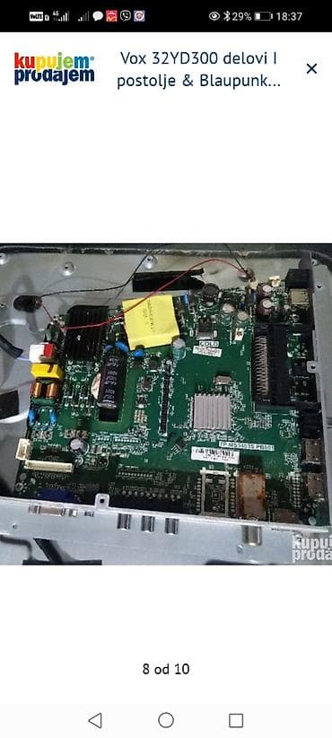 ugradna rerna na gas: Vox 32YD300 – delovi i postolja + postolje za Blaupunkt 32" Dostupne — 6