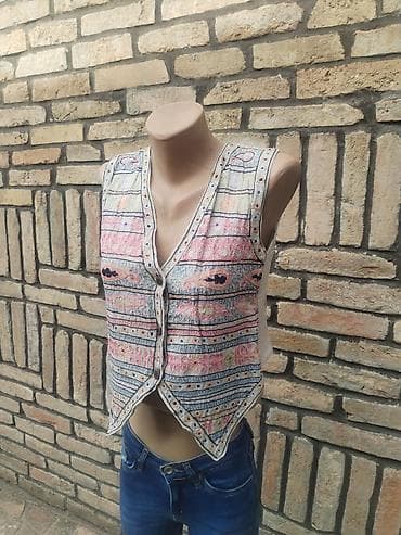 prada kosulje: Prsluk, veličina M. - Etno/boho ženski prsluk bez rukava - Bogata — 5
