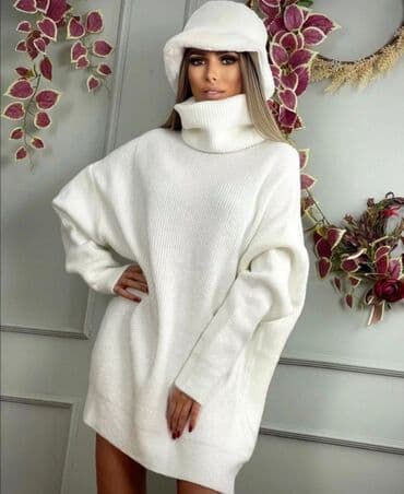 haljine c a: M (EU 38), Dress, Embroidery, Single-colored — 1