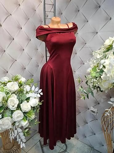 Haljine: Elegantna dugačaka večernja haljina - Model: duga haljina A-kroja sa — 2