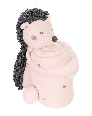 termo cebe lidl: KikkaBoo Baby ćebence sa plišanom igračkom 70x100 – Hedge Hugs (šifra — 1