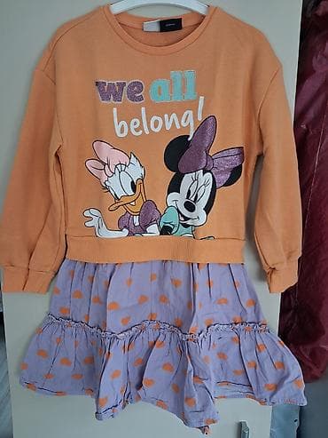 pamuk: Dečija haljina – Disney Minnie Mouse & Daisy Duck - Gornji deo — 1